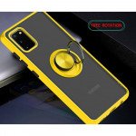 Wholesale Tuff Slim Armor Hybrid Ring Stand Case for LG K92 5G (Yellow)